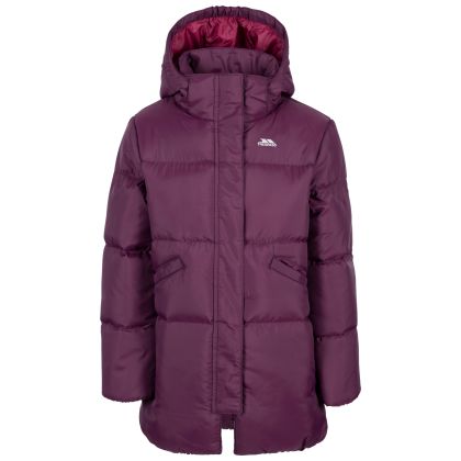 Girls Casual Jacket Ailie in POTENT PURPLE, Front view on mannequin